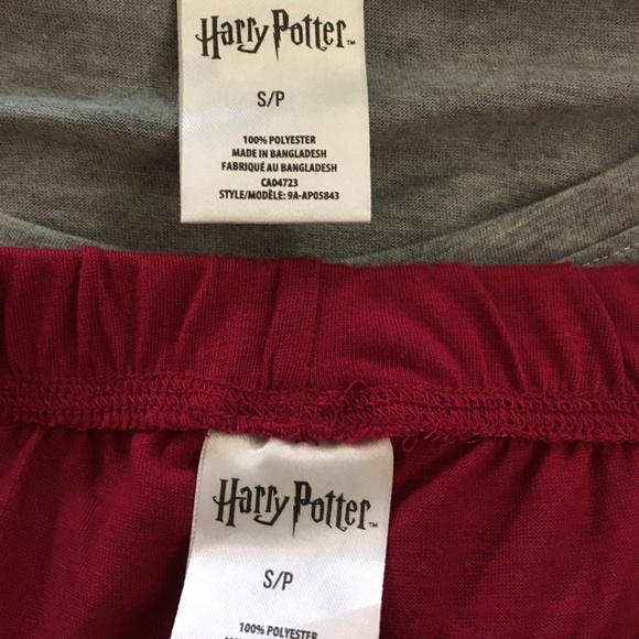 Harry Potter Women’s 2 Piece shorts Juniors Sleepwear S XL - Picture 3 of 3